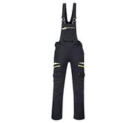 Portwest DX4 Work Bib and Brace, Size: XL, Colour: Black, DX441BKRXL