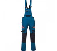 Portwest DX4 Work Bib & Brace Metro Blue Size: L Inside Leg: 31&qu L 31"