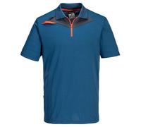 Portwest DX410 -DX4 Polo Shirt S/S - Metro Blue - Size: L