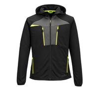 Portwest DX417 DX4 Technical Fleece Anti-pill Zipped Hooded Jacket - Black