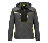 Portwest DX417 DX4 Technical Fleece Anti-pill Zipped Hooded Jacket - Metal Grey