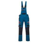 Portwest DX441 DX4 Work Bib and Brace with Knee Pad 4 Way Stretch - Metro Blue