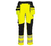 Portwest DX454 DX4 Hi-Vis Detachable Holster Pocket Craft Trousers Yel 40" 31"
