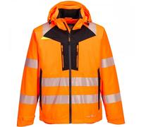Portwest DX4 Hi-Vis Rain Jacket Orange Regular M