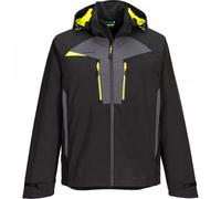 Portwest DX463 DX4 Rain Jacket Black L Colour: Black, Chest Size: L L