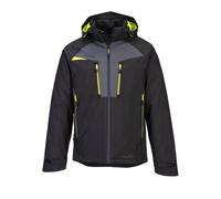 Portwest DX465 DX4 3-in-1 Jacket Waterproof Windproof Breathable Hooded - Black