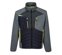 Portwest DX471 - DX4 Hybrid Baffle Jacket Black - DX471MGRXL