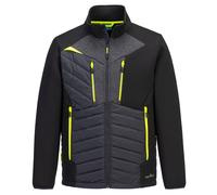 Portwest DX471 DX4 Hybrid Baffle Jacket - Insulated Stretch Fit - Black