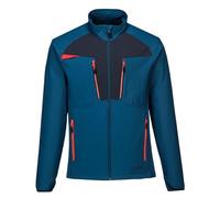 Portwest DX480 DX4 Zip Lightweight Mid Layer 4-Way Stretch Breathable Work Jacket with Pockets Ergonomic Fit Durable Performance for Work and Outdoor, Navy, L