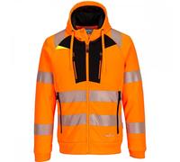Portwest DX484 DX4 Hi-Vis Hoodie Orange/Black 4XL Colour: Orange/Black 4XL