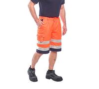 Portwest E043 Hi-Vis Contrast Shorts Texpel Stain Resistant Finish