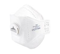 Portwest Eagle FFP3 Respirator (10) White Colour: White, Size: One Siz One Size