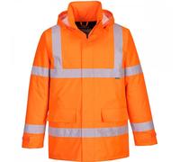 Portwest EC60 Eco Hi-Vis Winter Jacket Orange Size: M Colour: Orange, M