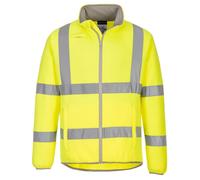 Portwest EC70 Eco Hi-Vis Reflective Fleece Jacket Orange & Yellow