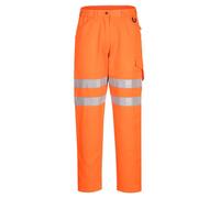Portwest Eco Hi Vis Work Trousers Orange 32" 31"
