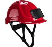 Portwest Endurance Badge Holder Safety Helmet Red