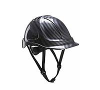Portwest Endurance Carbon Look Vented Safety Helmet 4 point Chin Strap- PC55
