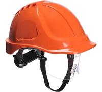 Portwest Endurance Plus Safety Helmet and Visor Orange