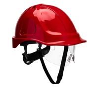 Portwest Endurance Safety Helmet and Visor Red