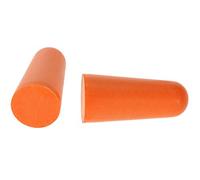 Portwest EP02 PU Foam Ear Plugs (200 Pairs) | Orange, One Size, CE Certified, EN 352-2, Hygienic Storage, Durable, Industrial
