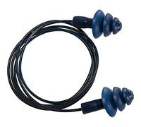Portwest Detectable TPR Corded Ear Plug (50 pairs), Color:Blue,Size:One Size,EP07BLU