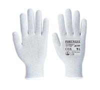 Portwest Anti-Static Shell Glove 1 Pair Grey Medium (Pack of 12)