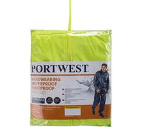 Portwest Essentials 2 Piece Waterproof Rain Suit Yellow M