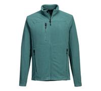 Portwest EV4 EV480 Textured Fleece Jacket Mens | EzeeCool Polyester Jacquard, Three Zipped Pockets, Slim Fit, All-Season Mid Layer