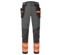 Portwest EV4 Hi-Vis Stretch Detachable Holster Class 1 Trousers Reflective EV442