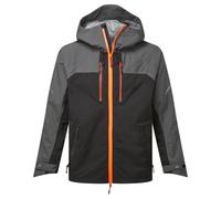 Portwest EV460 EV4 Shell Jacket Waterproof Windproof Breathable 4-Way Stretch Work Jacket with Hood Multiple Pockets Durable Performance for Outdoor Use, Metal Grey, XL