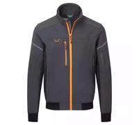 Portwest EV4 Softshell Bomber Jacket Breathable Waterproof Workwear Winter Coat