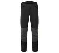 Portwest EV441 Men's Slim Fit Work Trousers - Stretch Fabric Workwear Utility Safety Trousers with Cargo and Knee Pad Pockets Black, 33