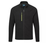 Portwest EV4 Textured Fleece Jacket Stretch Slim Fit Soft Safety Workwear Coat