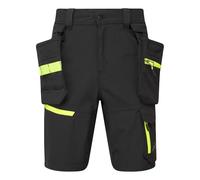 Portwest EV444 EV4 Lightweight Detachable Holster Work Shorts With Titanmill Ultra Four Way Stretch Fabric, CorePro Reinforced Zip Off Pockets, High Rise Back Waistband, Laser Cut Ventilation And Trip