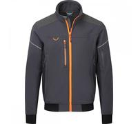 Portwest EV464 EV4 Softshell Bomber Jacket (3L) Metal Grey XL Colour: XL