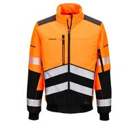Portwest EV468 - EV4 Hi-Vis Softshell Bomber (3L) Windproof Waterproof - Orange