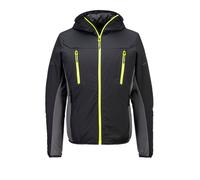 Portwest EV470 EV4 Insulated Hybrid Jacket Water Resistant Warm Coat - Black