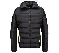 Portwest EV471 EV4 Insulated Baffle Jacket Black XL Size: XL, Colour: XL