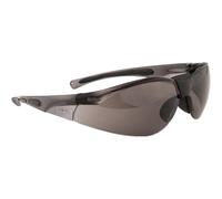 Portwest Extra Wrap Around Safety Glasses Black Smoke