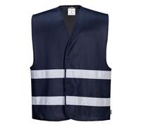 Portwest F474 Iona Hi-Vis Vest Reflective Lightweight Breathable | Navy, 2X/3X Large, Reflective, Lightweight, Breathable, High Visibility, Steward, Event, Warehouse, Security