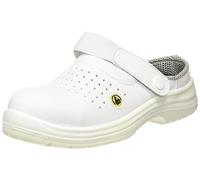 Portwest Portwest Compositelite ESD Perforated Safety Clog SB AE, Size: 38, Colour: White, FC03WHR38