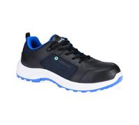 Portwest Safety Trainer Eco Composite S3S SR Black/Blue UK 10.5