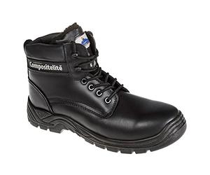 Portwest FC12BKR46 Compositelite Fur Lined Thor Boot, S3 CI, Regular, Size: 46, Black