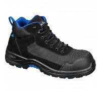 Portwest FC22 Composite Textile Suede Mid Boot S3L Black/Blue UK4 Colo UK4 - EU37 - US5