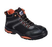 Portwest FC60BKR44 Compositelite Operis Boot, S3 HRO, Regular, Size: 44/1, Black/Orange
