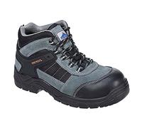 Portwest FC65 Composite Cow Suede Trainer Lace-Up Fastening Rubber Outsole