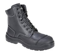 PORTWEST- FD15 Eden Safety Boot S3 HRO CI HI FO Side Zip Toe Cap Scuff Work Wear