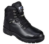 Portwest FD17 Water Resistant Steelite Met Protector Boot Steel Toe Cap | Black, 11, S3 EN ISO 20345, CE Certified, UKCA Marked, Metatarsal Protection, Padded Collar, Dual Density, Construction