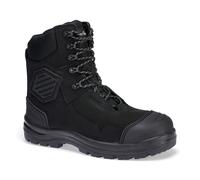 Portwest FD22 Composite Leather Shin Boot S3S HRO FO SC HI CI AN LG SR - Black