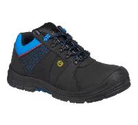 Portwest Compositelite Protector ESD Safety Shoes Black / Blue Size 9